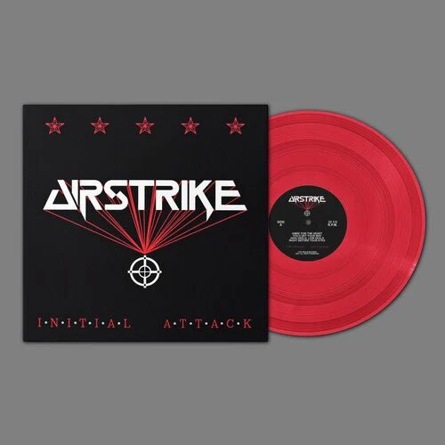 AIRSTRIKE - INITIAL ATTACK - RED Vinyl LP