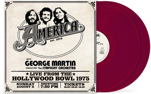 AMERICA - AMERICA: LIVE AT THE HOLLYWOOD BOWL 1975 Vinyl LP - Image 2
