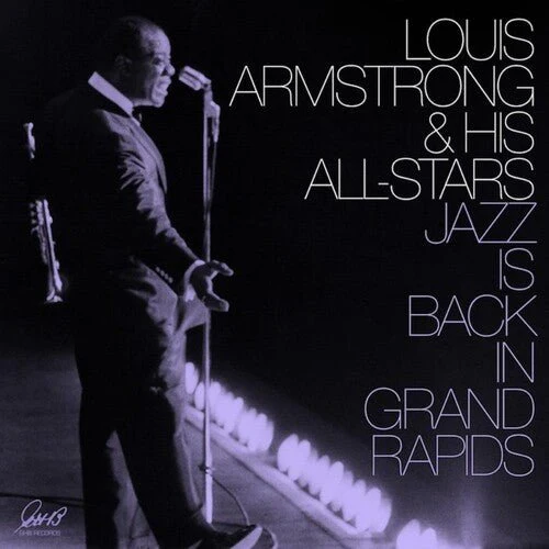 ARMSTRONG,LOUIS & HIS ALL-STARS - JAZZ IS BACK IN GRAND RAPIDS - PURPLE Vinyl LP - Image 2