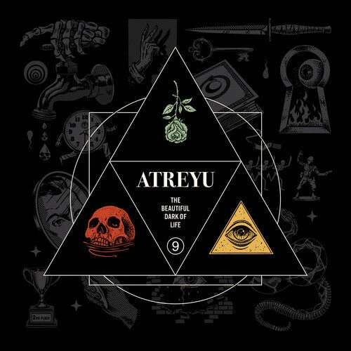 ATREYU - BEAUTIFUL DARK OF LIFE - RED TEAL & YELLOW SWIRL Vinyl LP