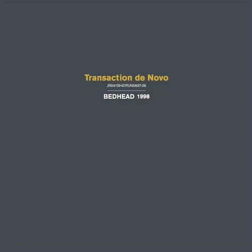 BEDHEAD - TRANSACTION DE NOVO Vinyl LP