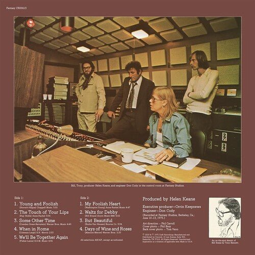 BENNETT,TONY / EVANS,BILL - TONY BENNETT BILL EVANS ALBUM (ORIGINAL JAZZ ) Vinyl LP - Image 2