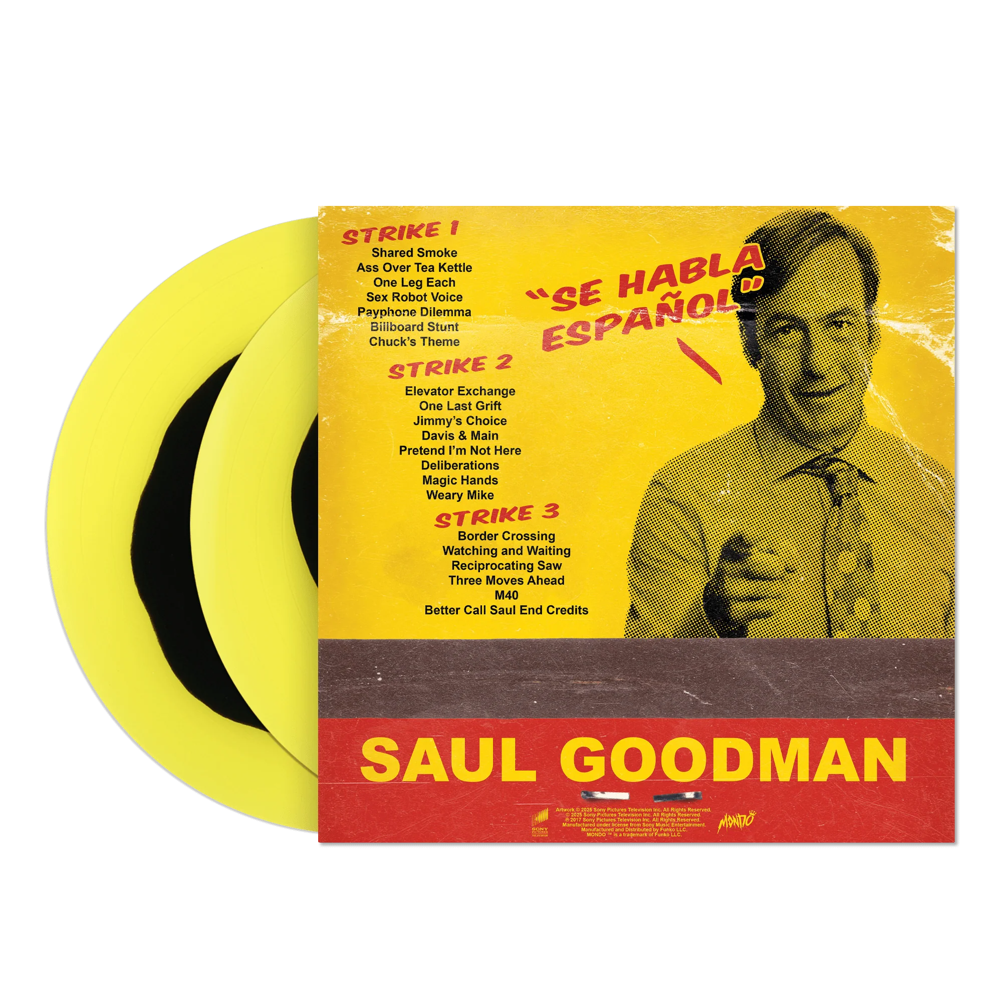 Better Call Saul - Vol 1 (10th Anniversary Edition) 2 Colored Vinyl LP - Image 2