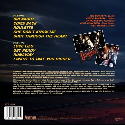 BON JOVI - BREAKING OUT Colored Vinyl LP - Image 3