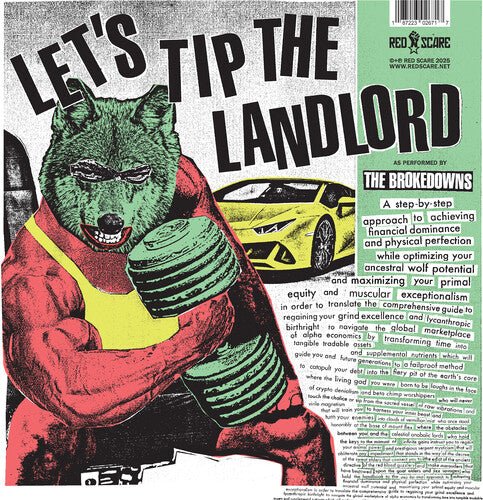 BROKEDOWNS - LET'S TIP THE LANDLORD Vinyl LP
