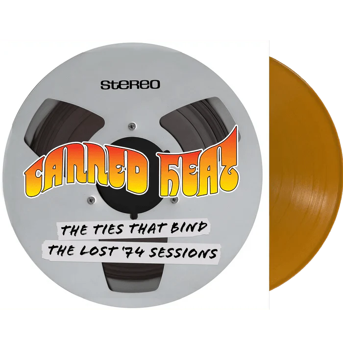 CANNED HEAT - TIES THAT BIND Circular Cover Gold Metallic Vinyl LP