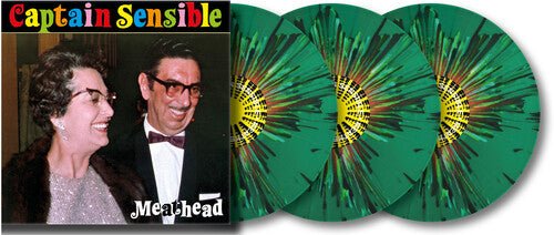 CAPTAIN SENSIBLE - MEATHEAD - LIMITED EDITION SPLATTER GREEN Vinyl LP