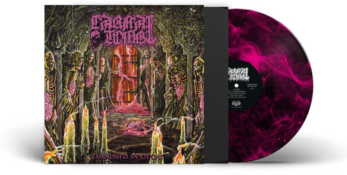 CARNAL TOMB - EMBALMED IN DECAY - MAGENTA/BLACK MARBLE Vinyl LP
