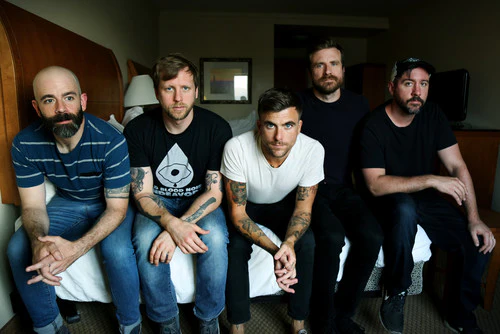 CIRCA SURVIVE - BLUE SKY NOISE - CLEAR BLUE W/ BLUE YELLOW & RED Vinyl LP