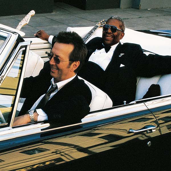 CLAPTON,ERIC - RIDING WITH THE KING Gold Vinyl LP - Image 2
