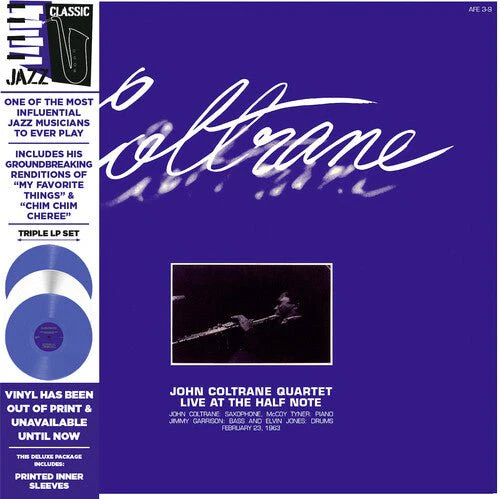 COLTRANE,JOHN QUARTET - LIVE AT THE HALF NOTE Vinyl LP