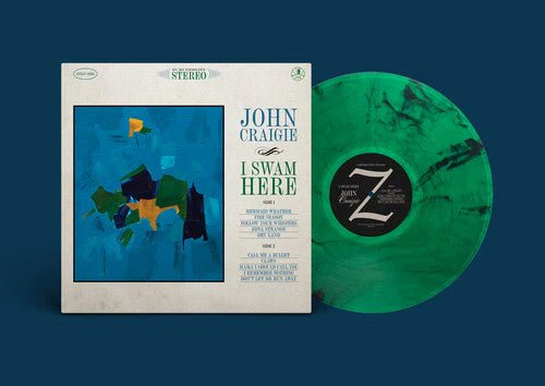 CRAIGIE,JOHN - I SWAM HERE GREEN Vinyl LP