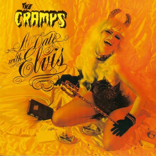 CRAMPS - DATE WITH ELVIS - ORANGE VINYL Vinyl LP