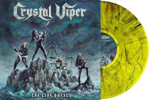 CRYSTAL VIPER - LIVE QUEST - MARBLE Vinyl LP
