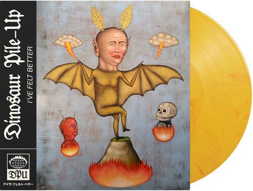 DINOSAUR PILE-UP - I'VE FELT BETTER - YELLOW FLAME MARBLE Vinyl LP
