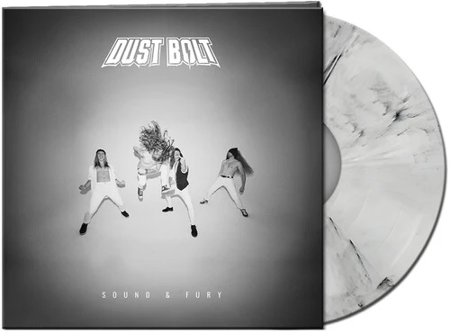 DUST BOLT - SOUND & FURY - WHITE/BLACK MARBLED Vinyl LP