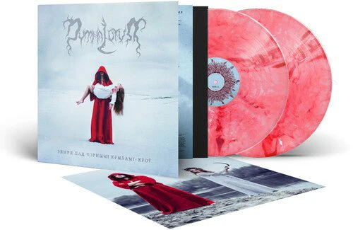DYMNA LOTVA - LAND UNDER THE BLACK WINGS: BLOOD - RED/WHITE Vinyl LP