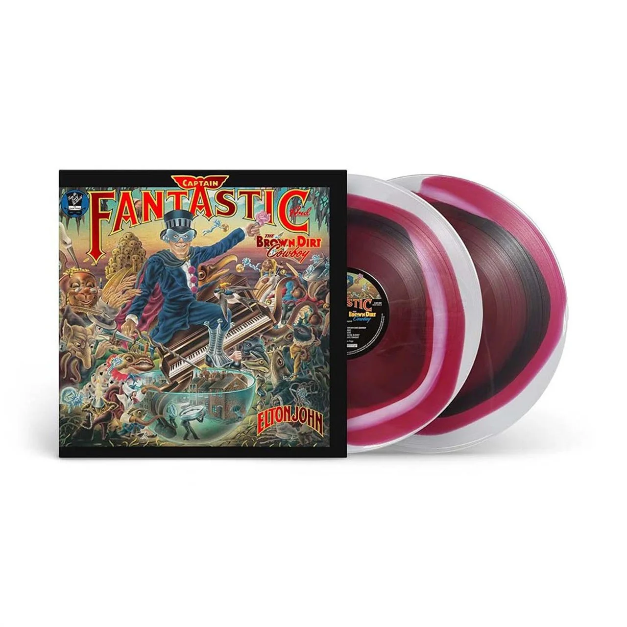 Elton John - Captain Fantastic and the Brown Dirt Cowboy 50th Anniversary Edition Multicolor Vinyl LP