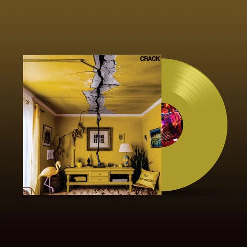 EX NORWEGIAN - CRACK - YELLOW Vinyl LP
