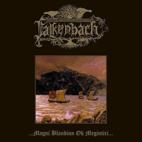 FALKENBACH - MAGNI BLANDINN OK MEGINTIRI - YELLOW/BLACK Vinyl LP