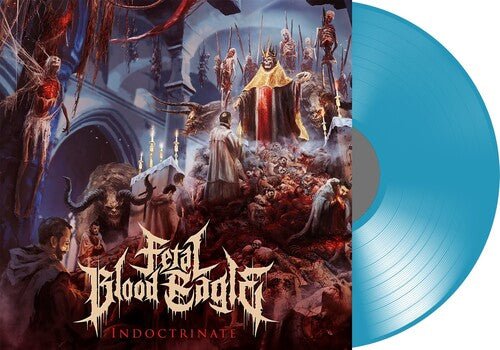 FETAL BLOOD EAGLE - INDOCTRINATE (TRANSPARENT BLUE) Vinyl LP - Image 2