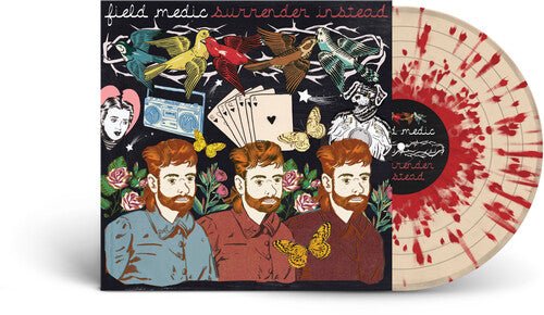 FIELD MEDIC - SURRENDER INSTEAD - BONE/RED SPLATTER Vinyl LP