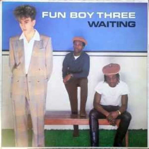 FUN BOY THREE - WAITING - BLUE Vinyl LP