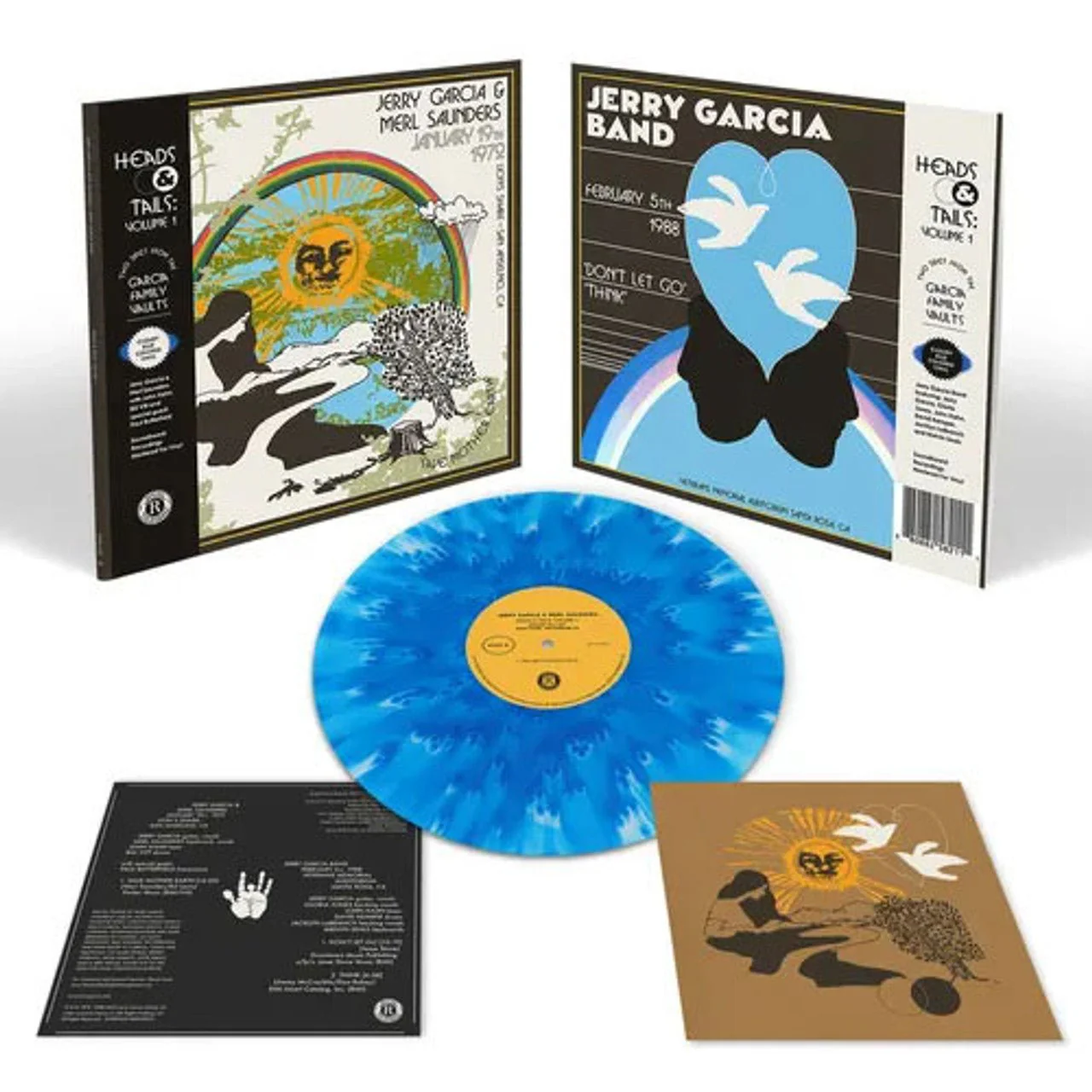 GARCIA,JERRY / SAUNDERS,MERL - HEADS & TAILS VOL 1 Vinyl LP - Image 2