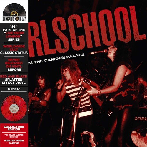 GIRLSCHOOL - LIVE FROM THE CAMDEN PALACE - RED Vinyl LP
