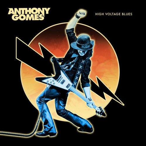 GOMES,ANTHONY - HIGH VOLTAGE BLUES - BLACK & ORANGE Vinyl LP