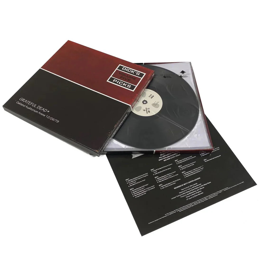 Grateful Dead - Dick's Picks Volume Five: Oakland Auditorium Arena 12/26/79 Hand-Numbered Limited Edition 180 GRAM 5LP Vinyl LP - Image 3