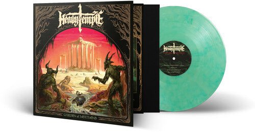 HEAVY TEMPLE - GARDEN OF HEATHENS - CLEAR/ GREEN/ WHITE MARBLE Vinyl LP