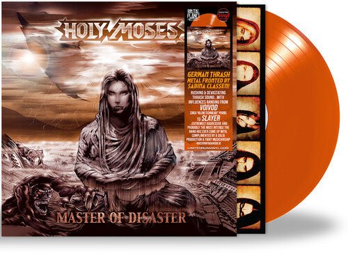 HOLY MOSES - MASTER OF DISASTER - ORANGE Vinyl LP