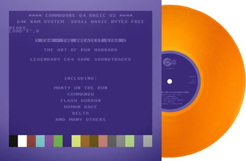 HUBBARD,ROB - C64 GREATEST SIDS: ART OF ROB HUBBARD - ORANGE Vinyl LP