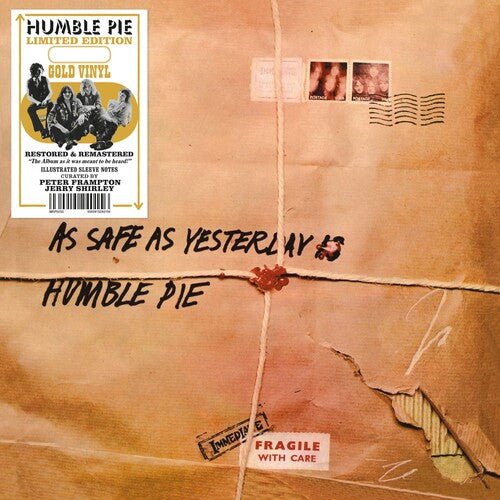 HUMBLE PIE - AS SAFE AS YESTERDAY IS - GOLD Vinyl LP