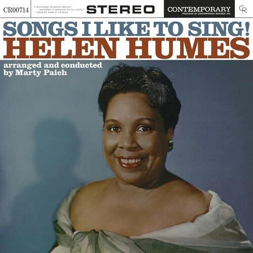 HUMES,HELEN - SONGS I LIKE TO SING (CONTEMPORARY RECORDS) Vinyl LP