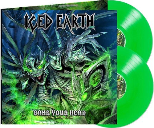 ICED EARTH - BANG YOUR HEAD - GREEN Vinyl LP