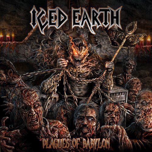 ICED EARTH - PLAGUES OF BABYLON White Vinyl LP