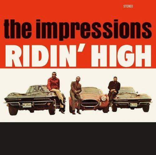 IMPRESSIONS - RIDIN' HIGH Vinyl LP - Image 2