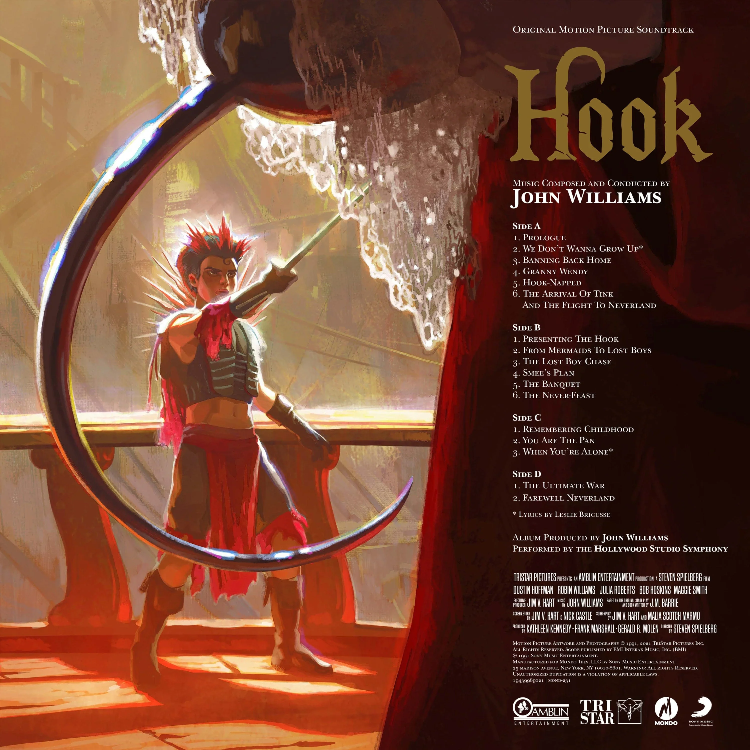 John Williams - Hook Original Motion Picture Soundtrack Vinyl LP - Image 4