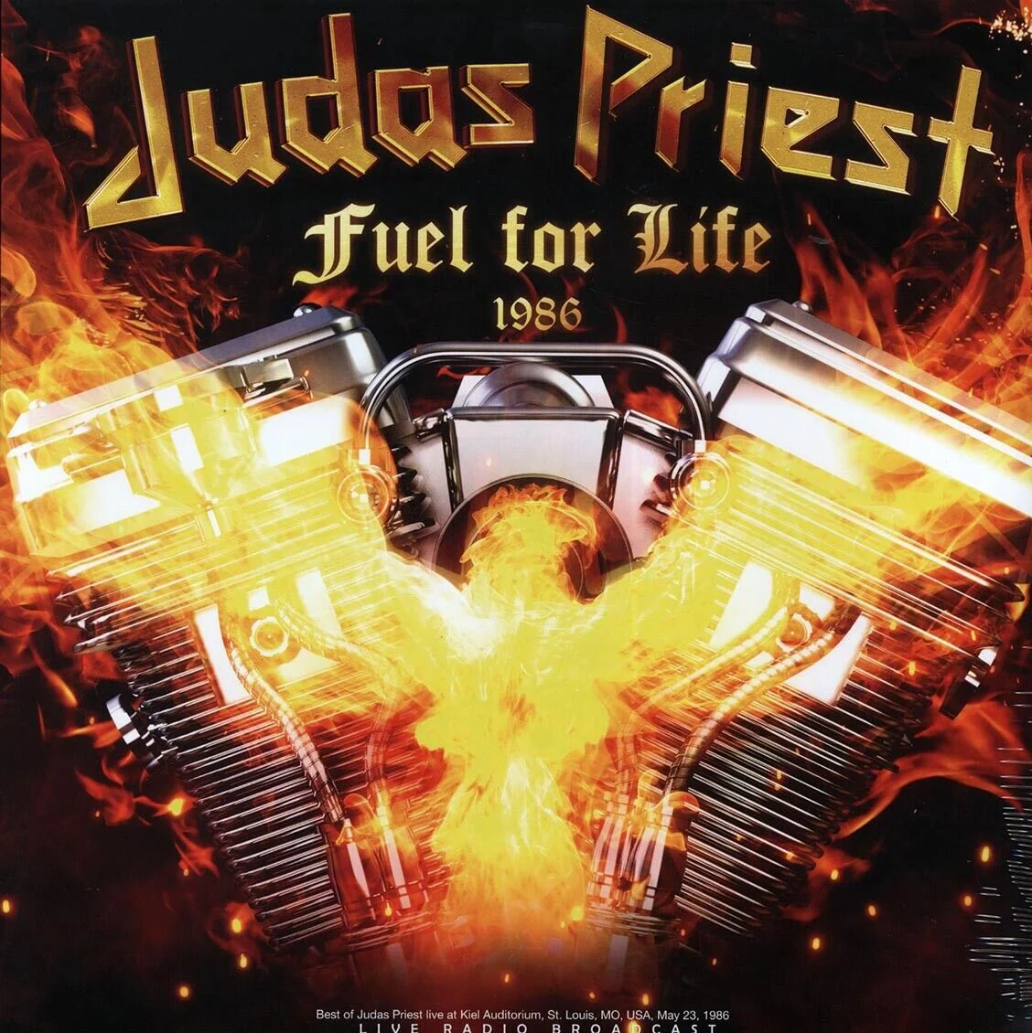 JUDAS PRIEST - FUEL FOR LIFE 1986 LIVE RADIO BROADCAST Vinyl LP - Image 2