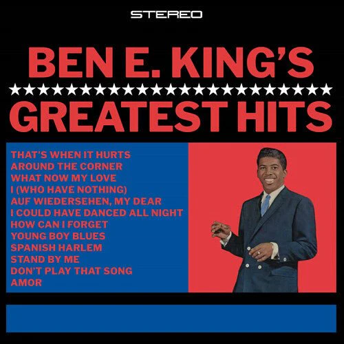 KING,BEN E - GREATEST HITS Clear Red Vinyl LP