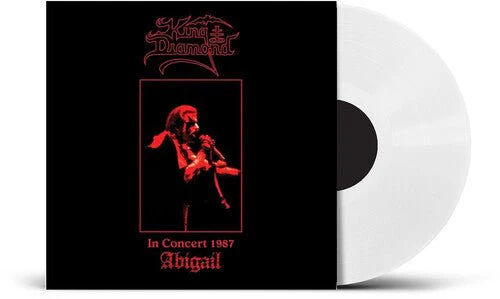 KING DIAMOND - IN CONCERT 1987 - ABIGAIL - UK EXCLUSIVE WHITE Vinyl LP