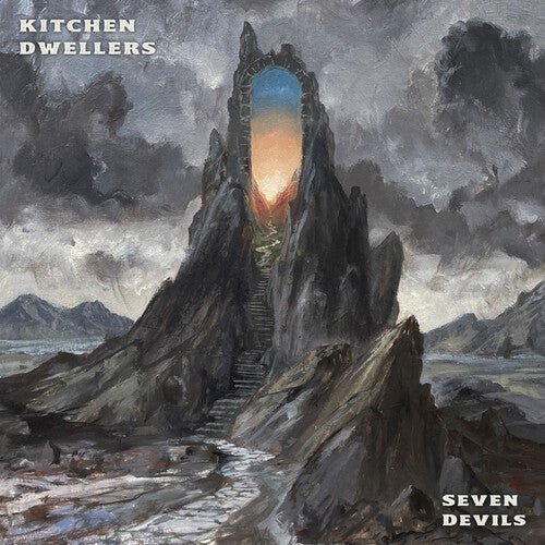 KITCHEN DWELLERS - SEVEN DEVILS - BLUE & ORANGE GALAXY Vinyl LP - Image 2