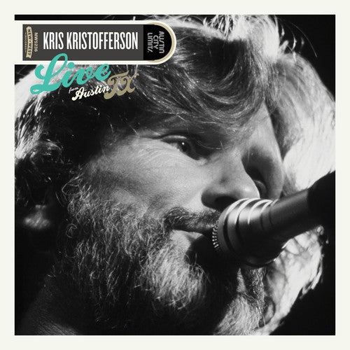KRISTOFFERSON,KRIS - LIVE FROM AUSTIN, TX Vinyl LP