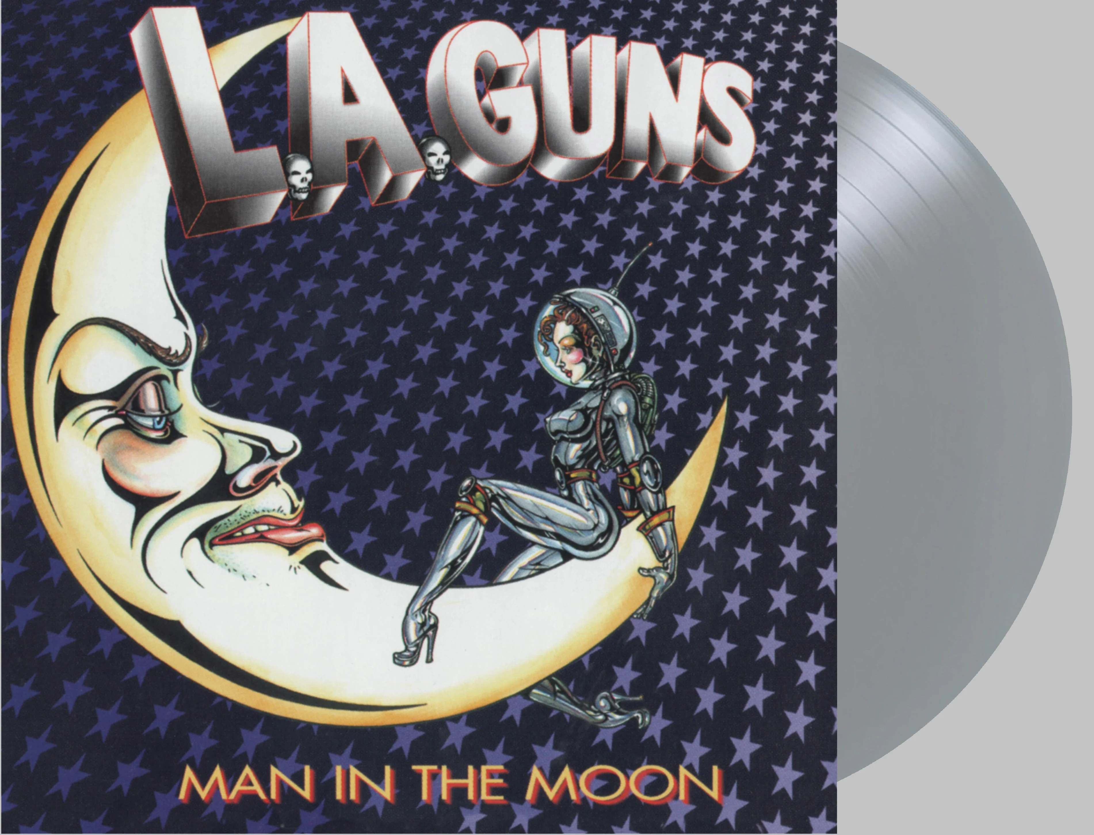 LA GUNS - MAN IN THE MOON Vinyl LP