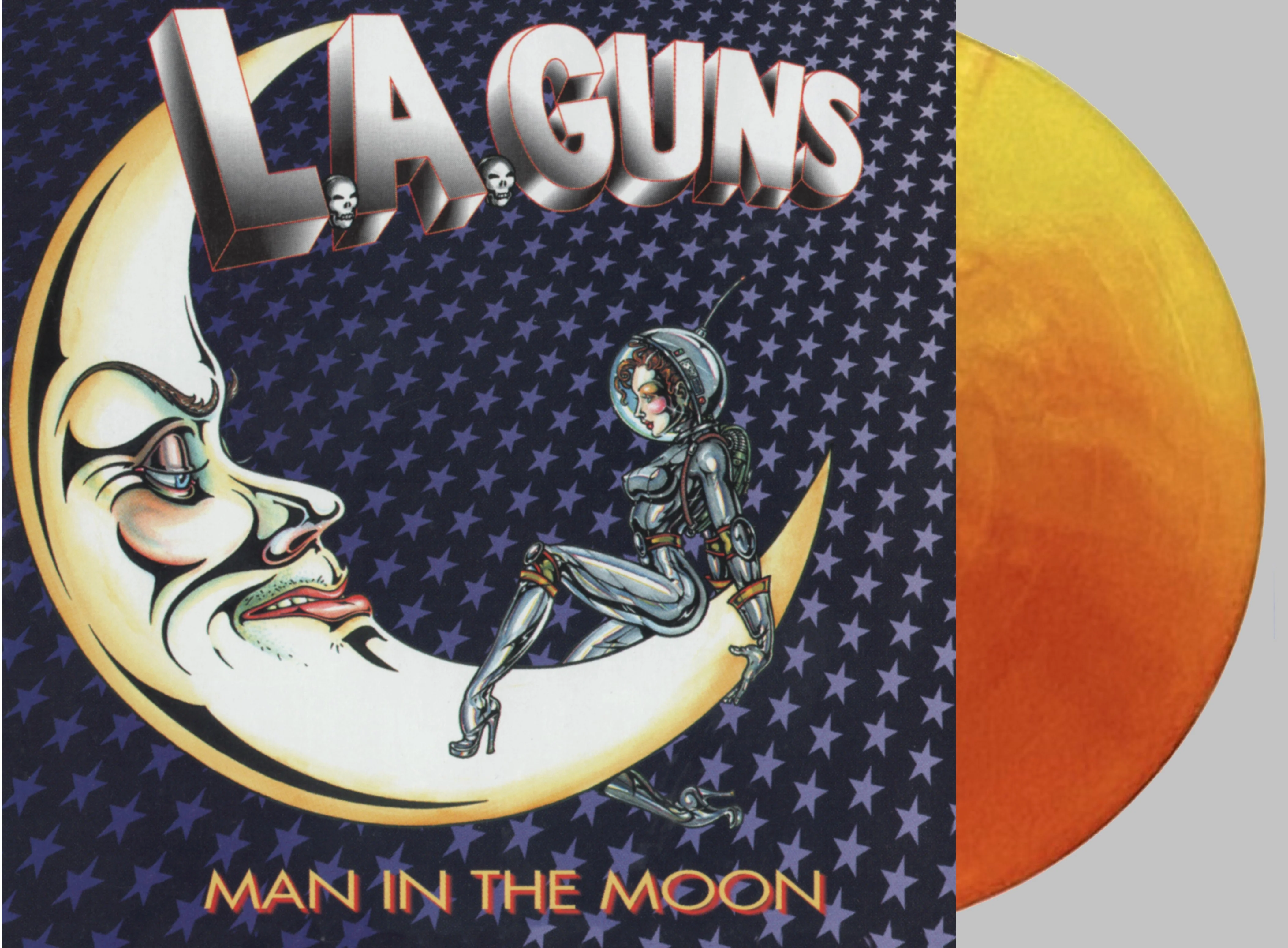 LA GUNS - MAN IN THE MOON Vinyl LP
