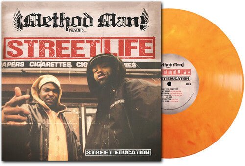 METHOD MAN PRESENTS STREETLIFE - STREET EDUCATION 20TH ANNIVERSARY - ORANGE MARBLE Vinyl LP