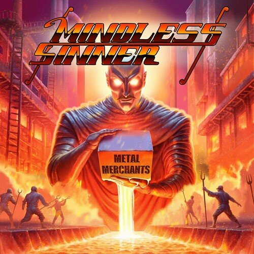 MINDLESS SINNER - METAL MERCHANTS - ORANGE Vinyl LP