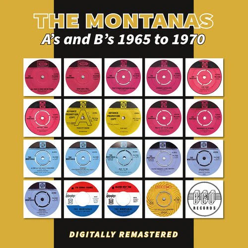 MONTANAS - A'S & B'S 1965 TO 1970 Vinyl LP